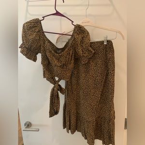ShowPo Cheetah 2 piece set